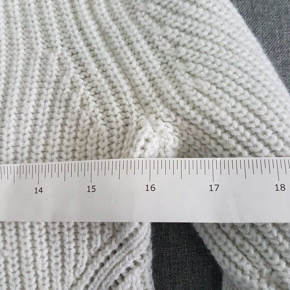 2for$30🏷Banana Republic Merino Wool Cable Knit Crewneck Sweater - Picture 5 of 11